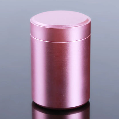 New Airtight Smell-Proof Stainless Steel Container — Mini Tea & Herb Stash Jar for Tea, Coffee Storage