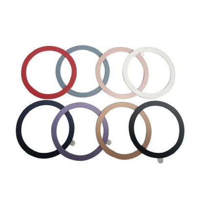2-Pack MagSafe Magnetic Ring Plate — Universal Metal Sticker for Wireless Charging & Car Mount Holder