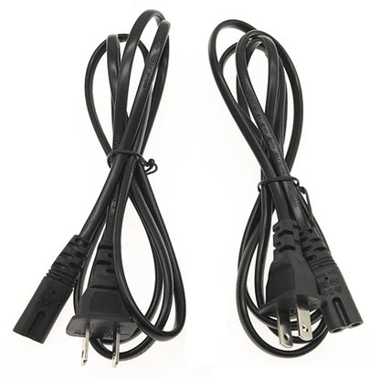 2-Pin US/EU to C7 C8 Power Extension Cable – Figure 8 LED Light & Laptop Cord for PS4, 0.6M/1.5M