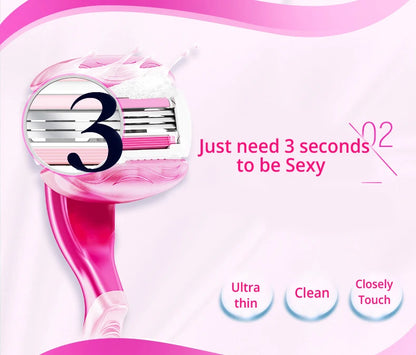 Gillette Venus Safety Razor for Women - 3/5 Blade Shaver for Face, Arms, Legs, and Hair Removal