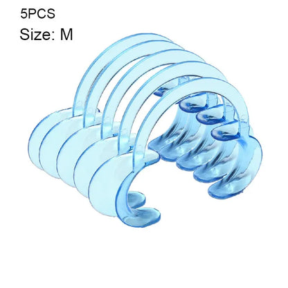 VVDental 5PCS C-Shape Mouth Retractor Set – Dental Lip & Oral Opener Spreader Tool for Orthodontic Cleaning & Dental Care