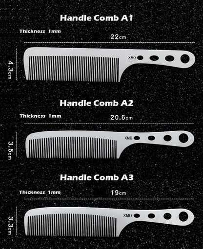 Brainbow Titanium Steel Hair Comb – Professional Anti-Static Salon Hairdressing Brush for Men