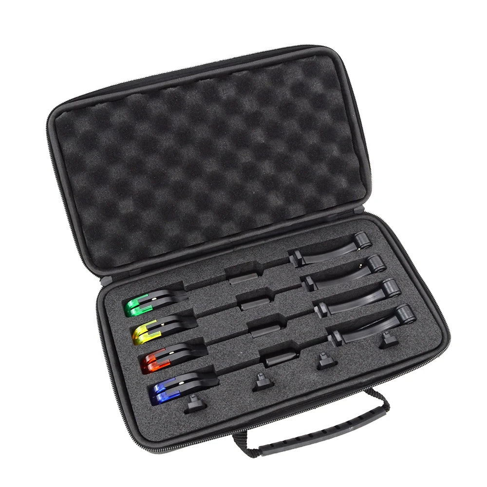 Hirisi B2011 Carp Fishing Swinger Indicator - LED Light Bite Alarm Accessory with Removable Base Seat