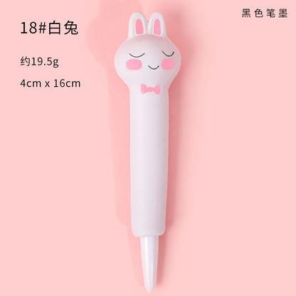 Cute Kawaii Slow-Rebound Gel Pen – Soft Sponge Stress Relief Pen for School, Office, and Creative Stationery