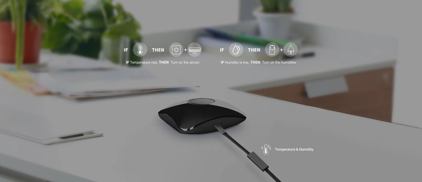 Broadlink RM4 Pro IR & RF Universal Remote – WiFi Smart Home Automation with Alexa & Google Home