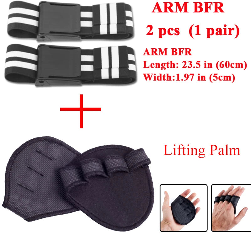 BFR Blood Flow Restriction Bands – Gym Fitness Training Straps for Arms & Legs, Muscle Growth, Bodybuilding & Weightlifting Occlusion Bands