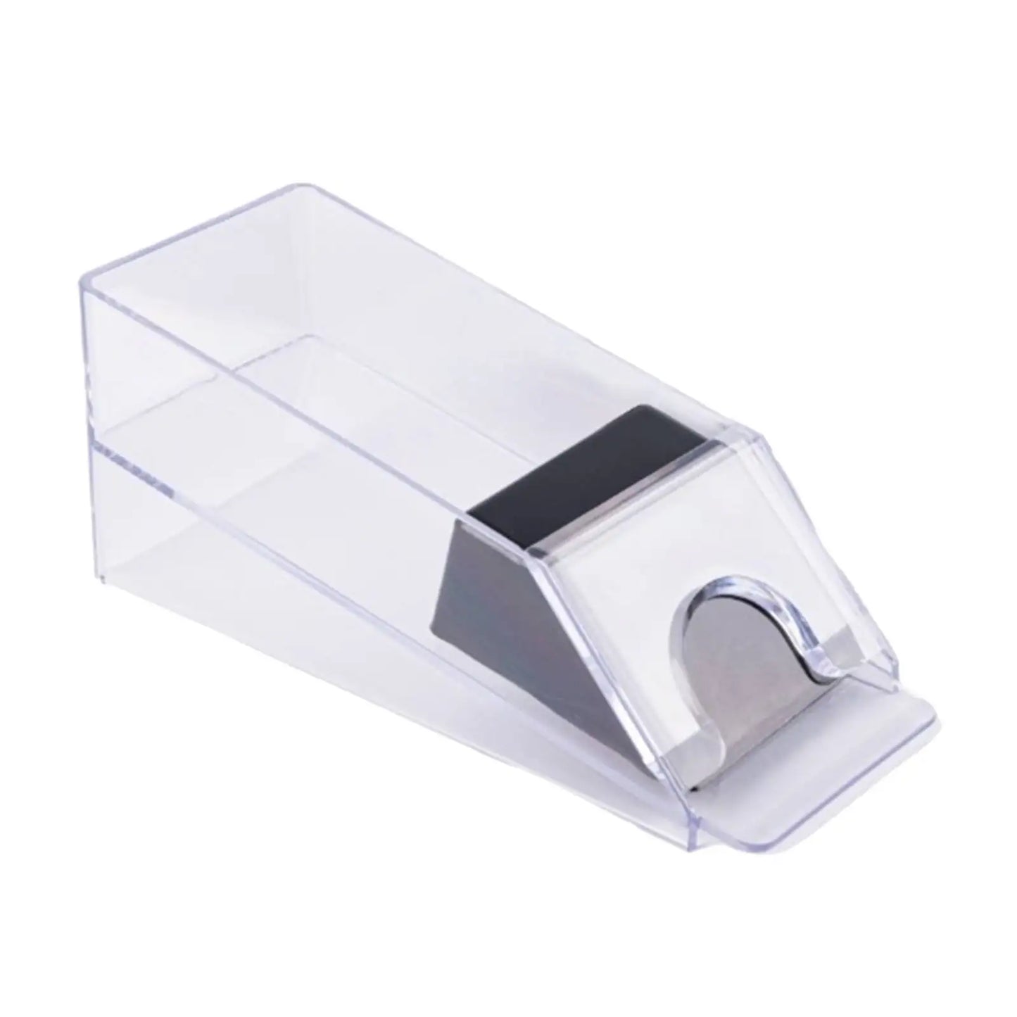 Transparent 4/6 Deck Discard Tray – Portable Casino Poker Dealer Accessory for Blackjack & Card Games