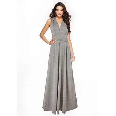 Multiway Convertible Boho Maxi Dress – DIY Wrap Infinity Bandage Long Dress for Women, Party, Bridesmaid & Club Wear