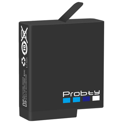 Original Probty Battery & Triple Charger for GoPro Hero 7/6/5 Black – Camera Power Accessory