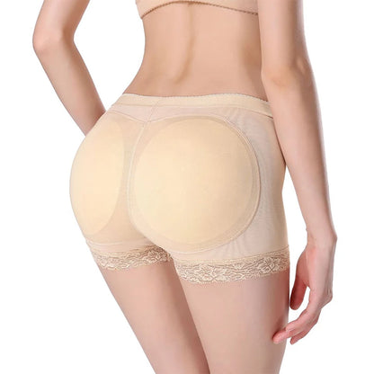 Women's Butt Lifter Panty: Padded Underwear for Fake Buttock Body Shaping - High Waist Tummy Control Hip Panties