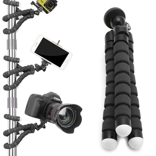 Flexible Gorilla Tripod Stand & Octopus Mount Monopod Holder for GoPro Camera