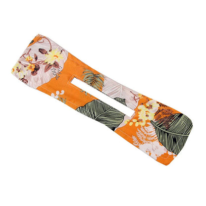 Deft Bun Hair Band for Women – Printed Bow Headband & Donut Bun Maker, DIY Hairstyle Twist & Ponytail Tool