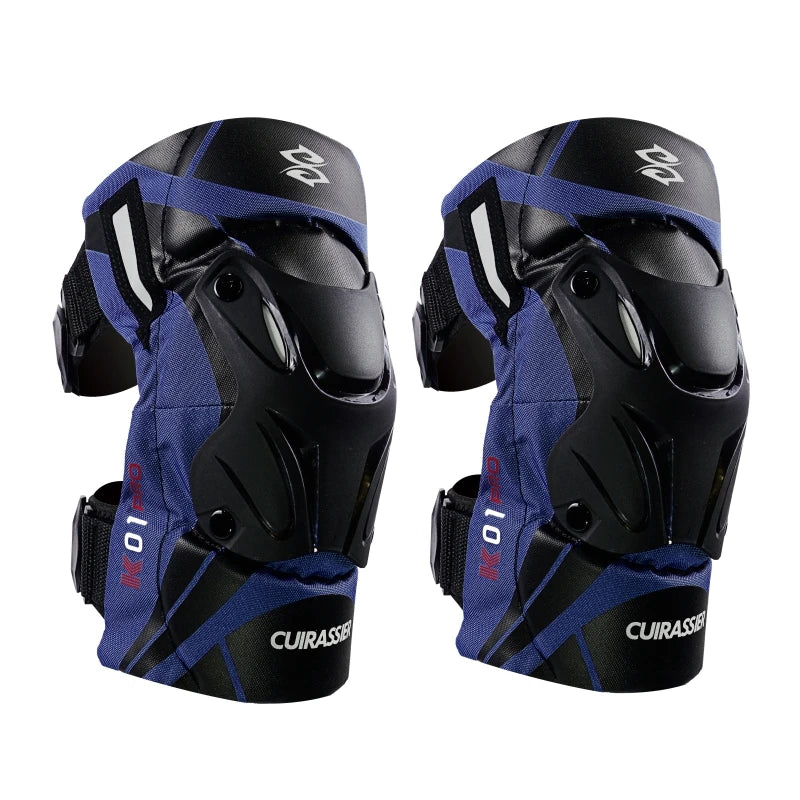 Cuirassier Motorcycle Knee Pads - Reflective Motocross MX Protective Guards Racing Leg Protection Gear