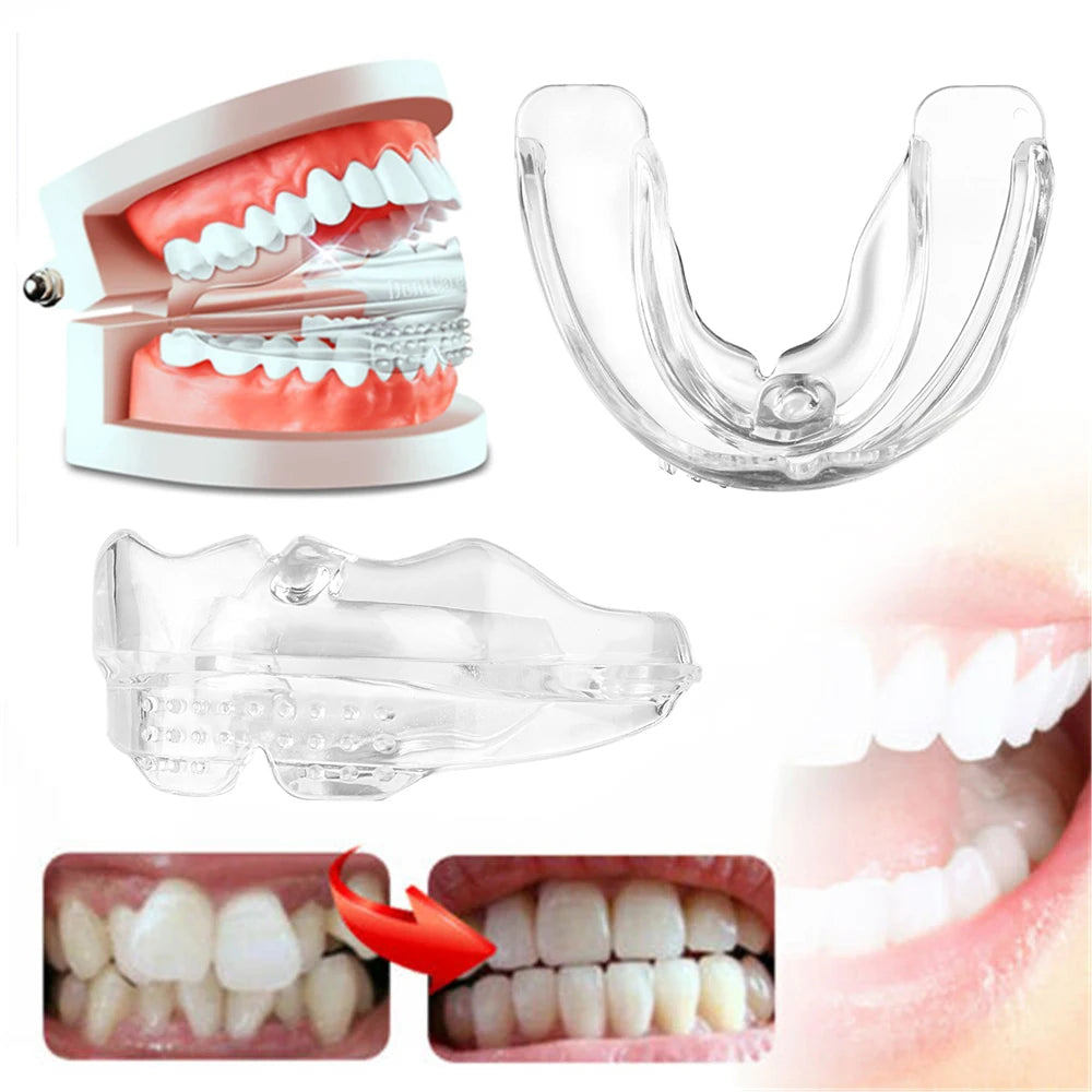 4D Orthodontic Dental Braces – Silicone Teeth Alignment Trainer, Retainer & Mouth Guard for Bruxism