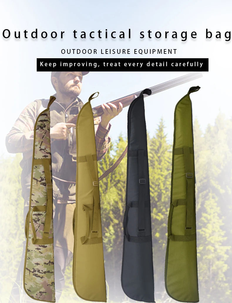 Outdoor Tactical Rifle Gun Bag – Hunting Carry Case with Shoulder Strap, Air Gun & Shooting Backpack
