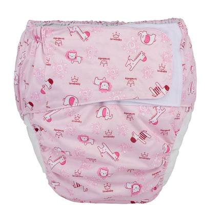 Sigzagor XL Adult Cloth Diaper – Reusable Pocket Nappy with Hook & Loop for Urinary Incontinence 68–128 cm Waist