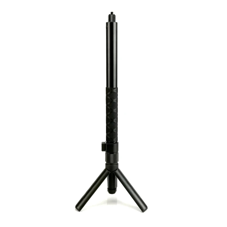 Carbon Fiber Invisible Selfie Stick 1.2m/3m – Bullet Time Rotating Tripod Handle for GoPro & Insta360 X4/X3/X2