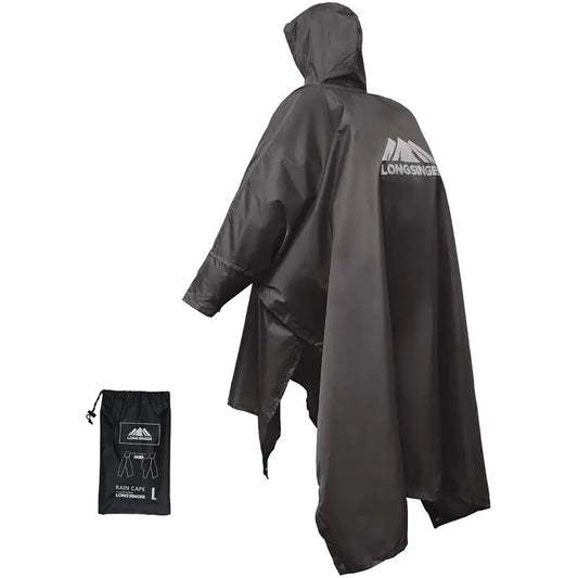 3-in-1 Portable Waterproof Raincoat - Adjustable, Lightweight, and Reusable for Men and Women, Ideal for Hiking, Hunting, and Climbing