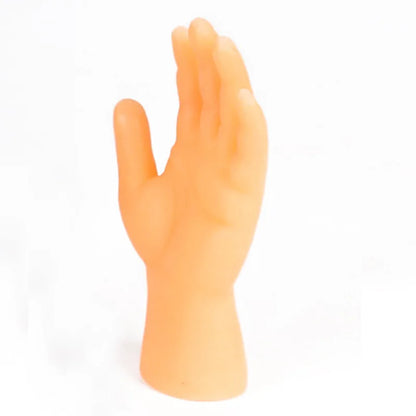 Simulation Mini Silicone Hands – Funny Finger Puppet Toys for Pranks, Cats & Novelty Teasing