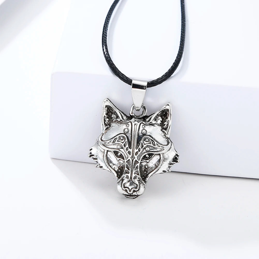 Norse "I Am Wolf" Viking Celtic Necklace for Men & Women - Popular Totem Amulet with Card, Jewelry Gift