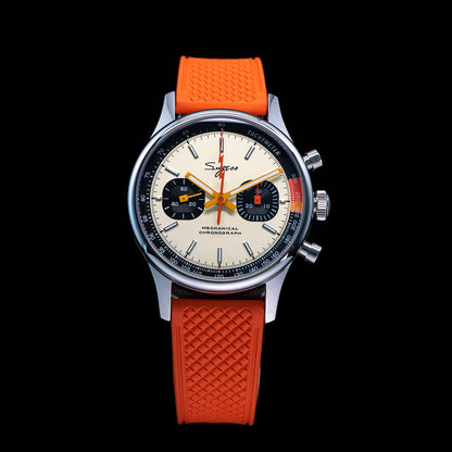 Sugess ST19 Pilot Chronograph Watch – Mechanical Racing 1963 Limited Edition, Sapphire Crystal, Military Style