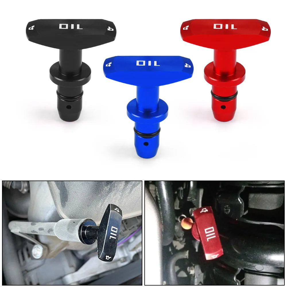 Universal Car Oil Dipstick Pull Handle: Aluminum Billet Auto Replacement for Engine Modification & Decoration - TT102191