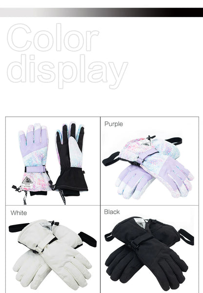 2-in-1 Extra Thick Ski Gloves – Waterproof, Windproof Winter Mittens for Men & Women