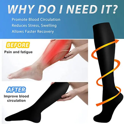 1PAIR Compression Socks Sport Socks Medical Nursing Stockings Prevent Varicose Veins Socks Pregnancy Nursing Athletic Soccer SOX