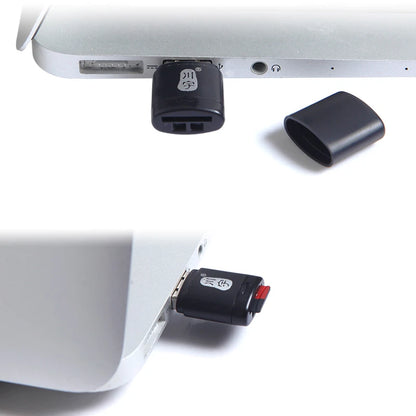 Kawau Micro SD Card Reader 2.0 USB: High Speed Adapter with TF Card Slot C286, Supports up to 128GB - Memory Card Reader for Computer