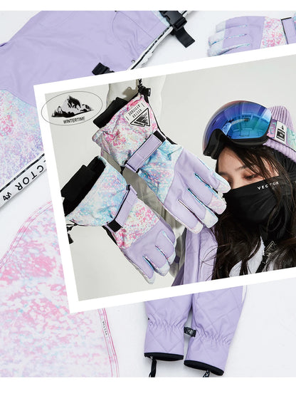 2-in-1 Extra Thick Ski Gloves – Waterproof, Windproof Winter Mittens for Men & Women