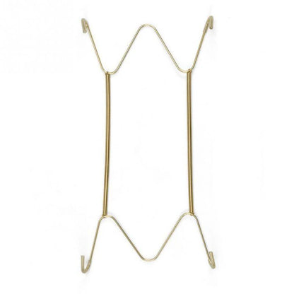 Stainless Steel Plate Holder Hanger - Wall-Mounted Spring Hook for Plates and Home Decoration - Multi-Purpose Kitchen Organizer