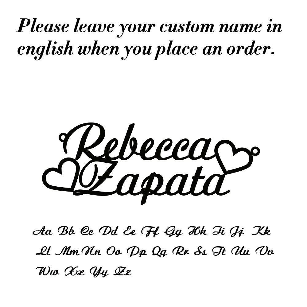 Sipuris Custom Name Necklace - Personalized Gold Stainless Steel Choker Jewelry Gift for Women & Men Wedding Style