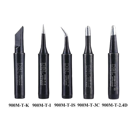 5PCS Lead-Free Soldering Iron Tips - 900M Series Replacement Tips for Welding & Solder Stations