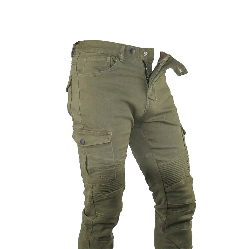Motorcycle Jeans for Men – Featherbed Riding Trousers, Standard Version, Summer Car Ride Pants