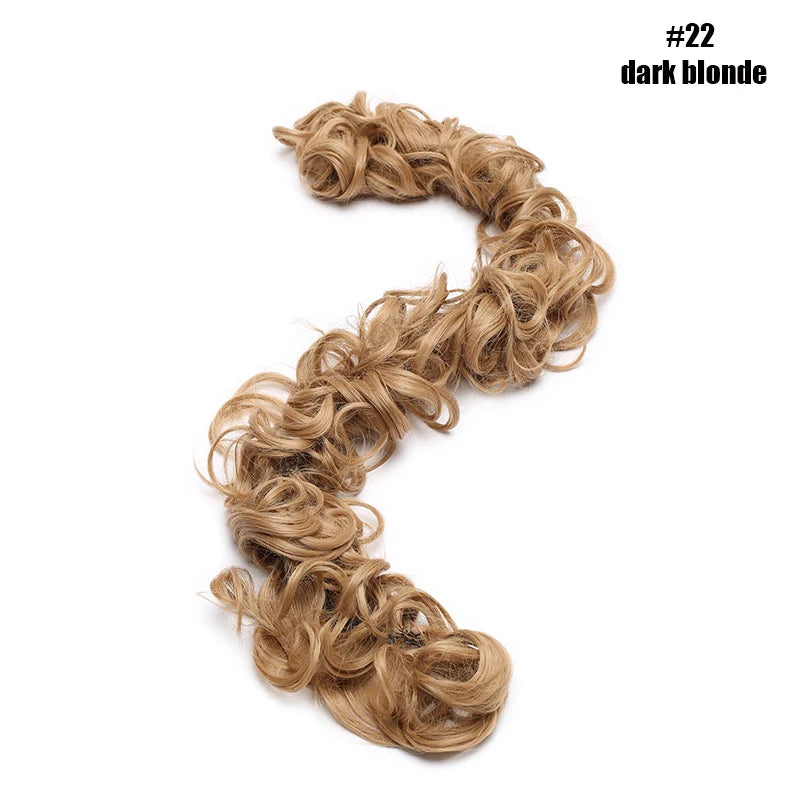 BENEHAIR Messy Hair Bun – Synthetic Chignon Hairpiece Scrunchy for Women Updo Styling