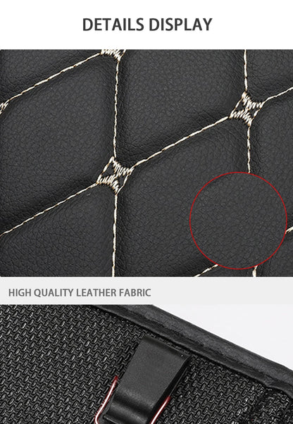 PU Leather Car Seat Back Protector – Anti-Kick Pad for Kids, Child Kick & Dirt Protection, Auto Accessories