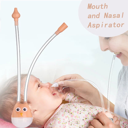 Newborn Baby Nasal Aspirator - Gentle Nose Cleaner and Mucus Suction Tool for Infants and Children