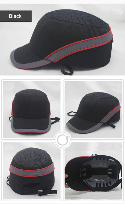 New Work Safety Bump Cap – Hard Shell Protective Baseball Hat for Head Protection