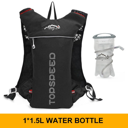 INOXTO 5L Trail Running Backpack - Ultra-Light Hydration Vest for Marathon & Cycling with 1.5L/2L Water Bag