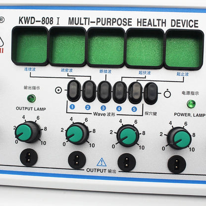 Electro Acupuncture Stimulator Machine – Nerve & Muscle Therapy with 6 Waveforms, 6 Output EMS Massager