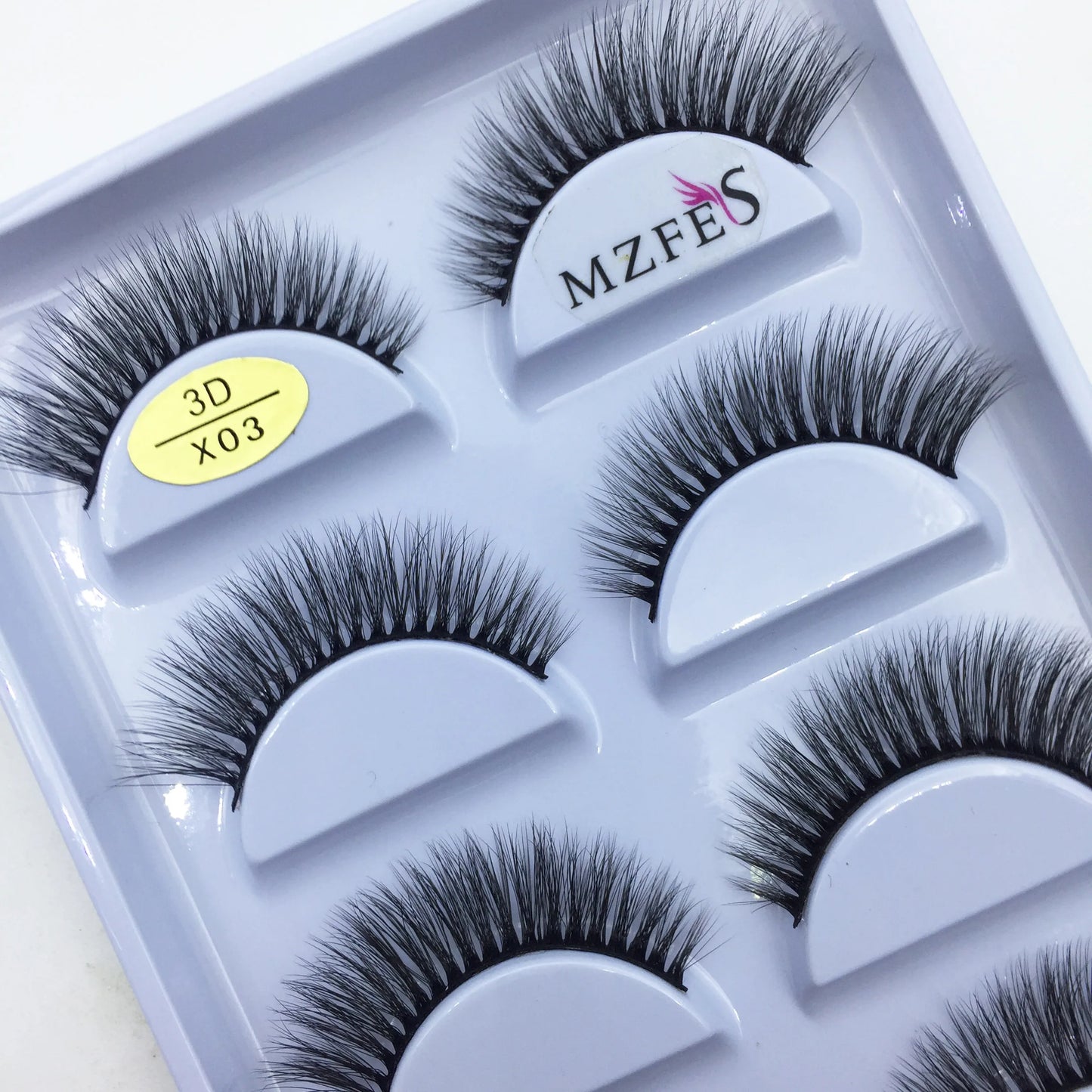 38 Styles 5 Pairs 3D Mink False Eyelashes – Natural Fake Lashes Makeup Beauty Tools