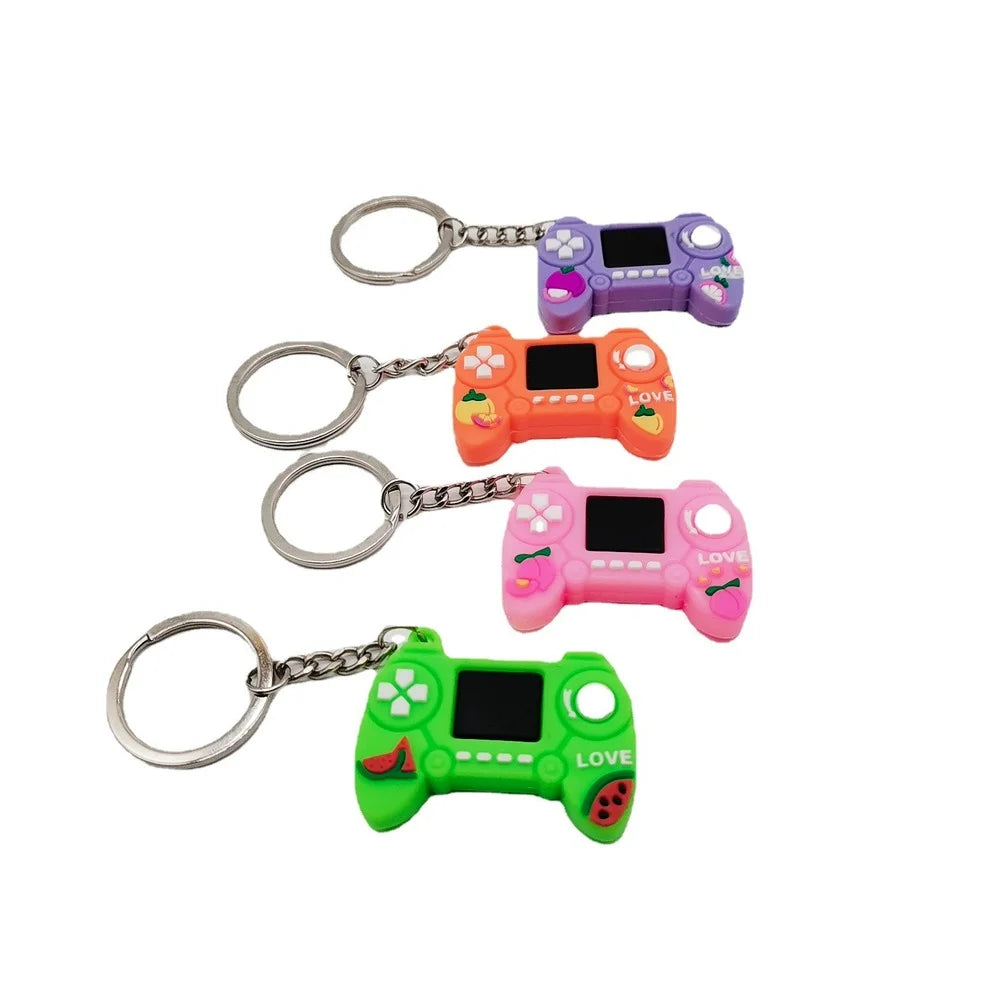 Game Controller Keychain - Cute PVC Simulation Gamepad Joystick Bag & Car Charm