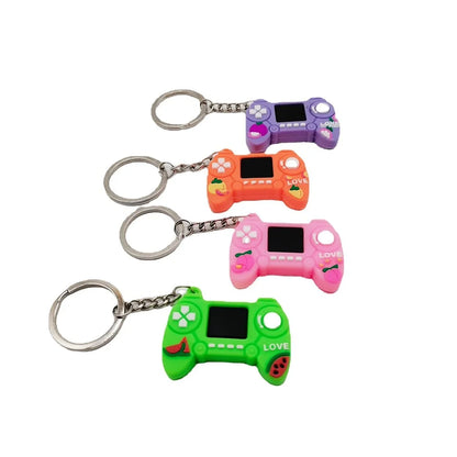 Game Controller Keychain - Cute PVC Simulation Gamepad Joystick Bag & Car Charm