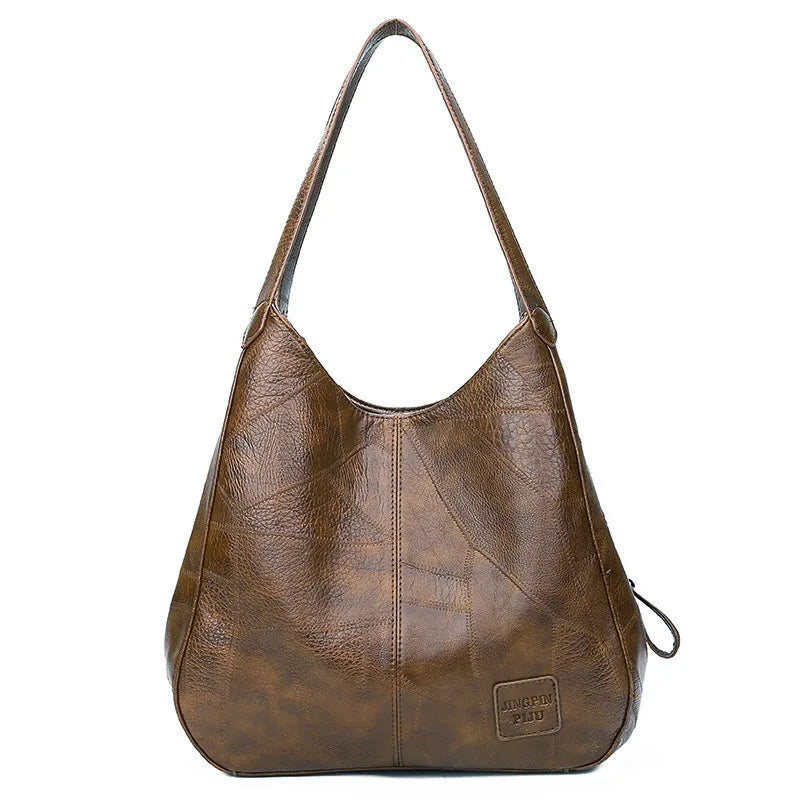 Yogodlns Vintage Women's Handbag - Designer Luxury Shoulder Tote, Fashion Brand Top-Handle Bag
