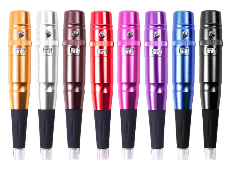 Permanent Makeup Rotary Tattoo Pen – Eyebrow & Lip Machine, Microblading & Piercing Gun PMU Kit