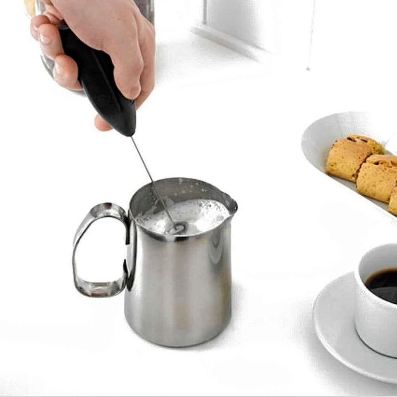 Wireless Electric Milk Frother & Coffee Mixer: Mini Blender for Cappuccino, Cooking, and More!