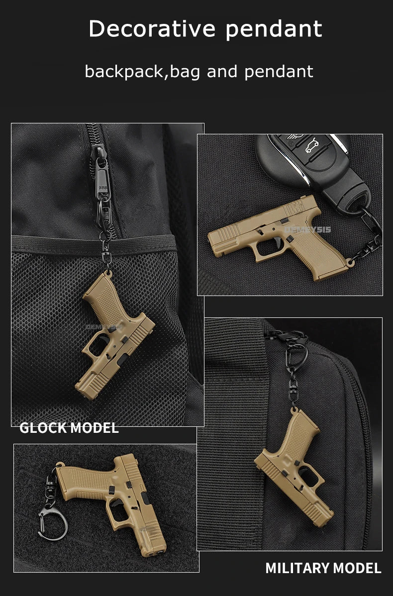 Mini G45 Pistol Keychain – Tactical Gun-Shaped Portable Keyring Toy