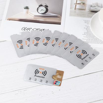 10PCS RFID Credit Card Protector Sleeves – Anti-Theft Blocking Skin Case Covers for Bank Cards, New Hot Sale