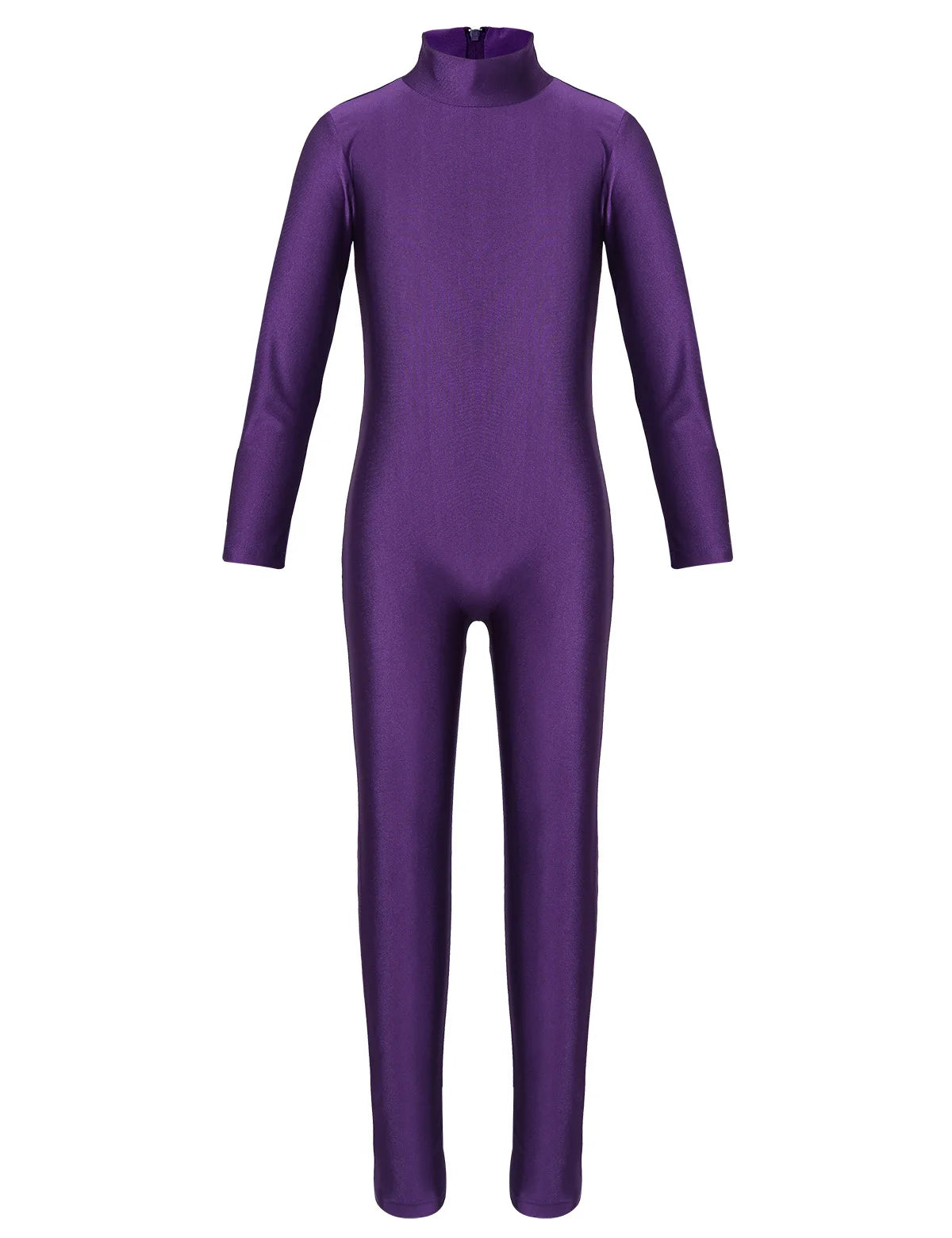 Kids Girls Full Body Gymnastics Bodysuit, Ballet Dance Jersey Leotard, Jumpsuit Sports Unitard, Children Dancewear and Sportswear