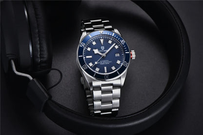 PAGANI DESIGN 2025 BB58 Men's Watch – Retro Automatic NH35A Mechanical, Luxury 100M Waterproof Wristwatch
